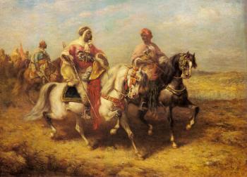 阿道夫 施賴爾 Arab Chieftain And His Entourage